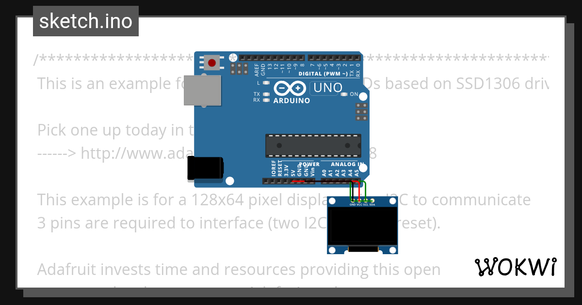 oled - Wokwi ESP32, STM32, Arduino Simulator