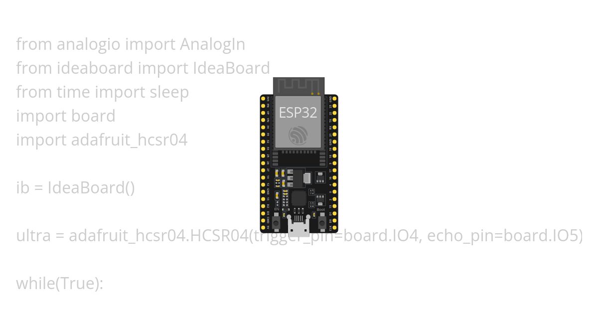 HCSR04 simulation