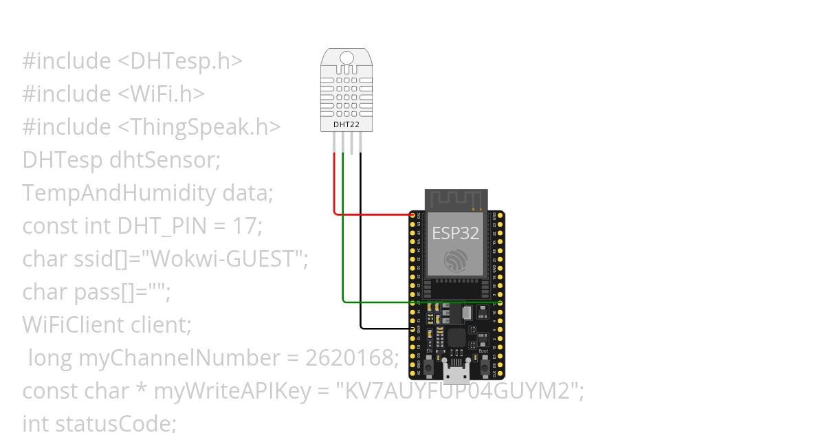 DHT data load using wifi Copy simulation