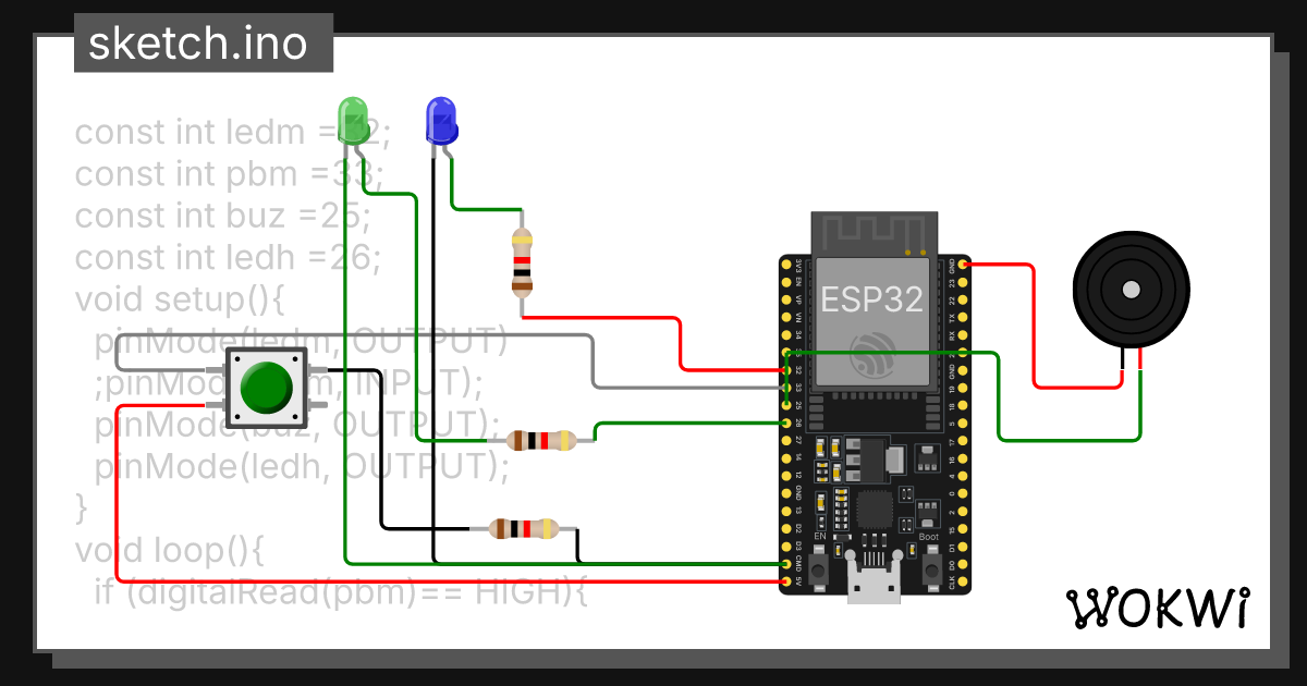 Wokwi - Online ESP32, STM32, Arduino Simulator