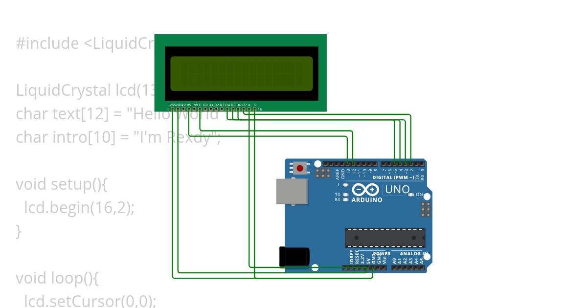 lcd display simulation