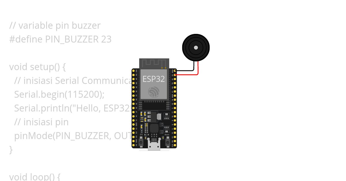 IoT Complete - Sesi 3 - Buzzer simulation