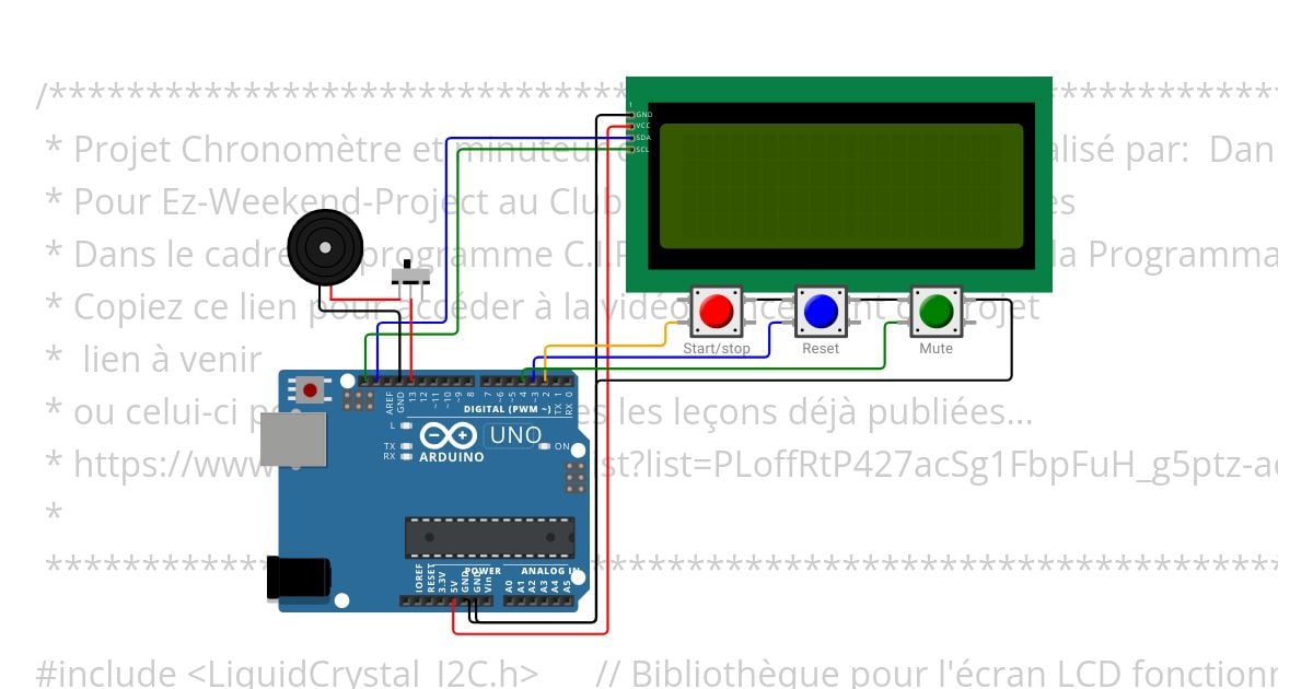 Chronomètre V1.0 (Work in progress) simulation