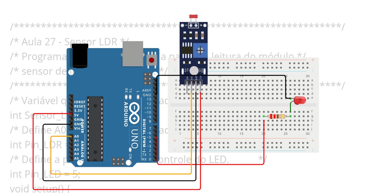 KIT2023_sensor LDR simulation
