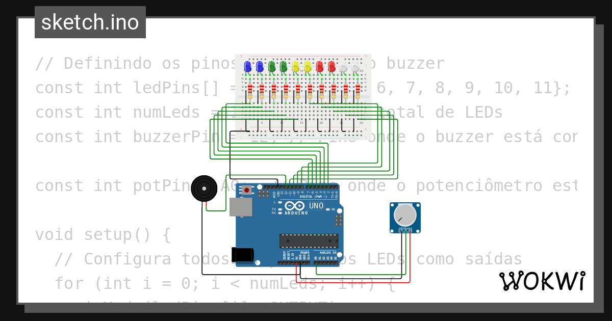 2C - 2º tri 2024 Potenciometro led e buzzer - Wokwi ESP32, STM32 ...