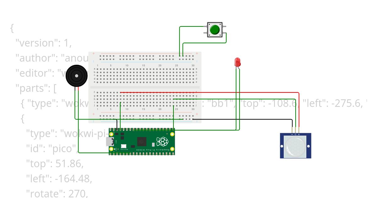 motion sensor (for bin) simulation