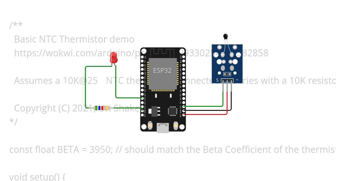 ESP32NTC  simulation