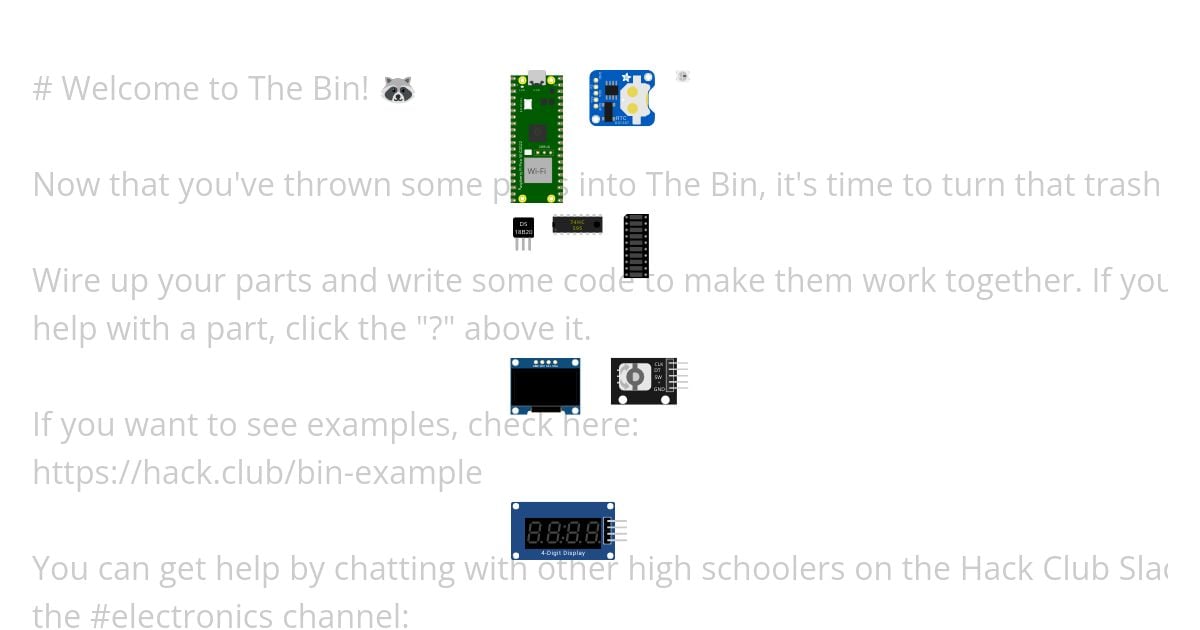 Bin Project - Clock and Thermometer simulation