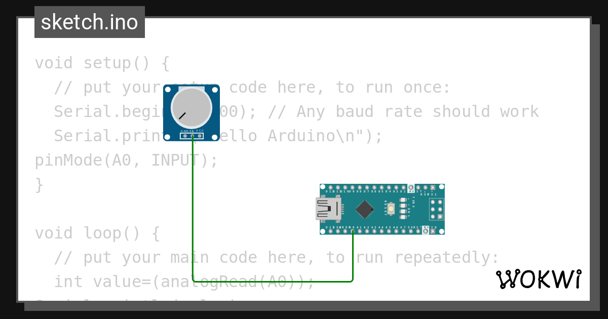 Nano-01 - Wokwi ESP32, STM32, Arduino Simulator