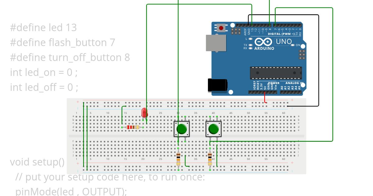 controlling a led simulation