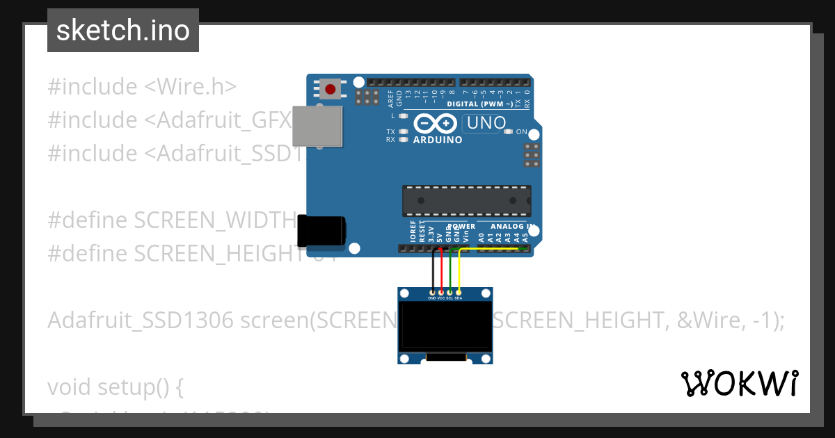 Adafruit 1306 drawing pixels, lines and shapes Copy - Wokwi ESP32 ...