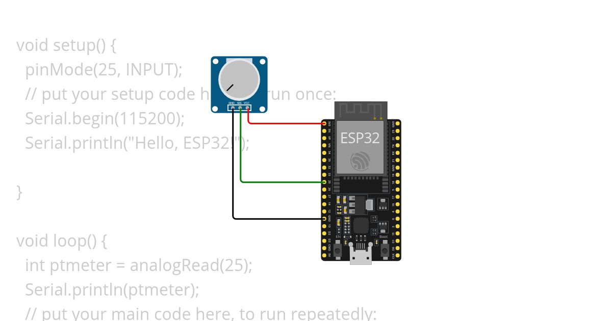 potentiometer simulation