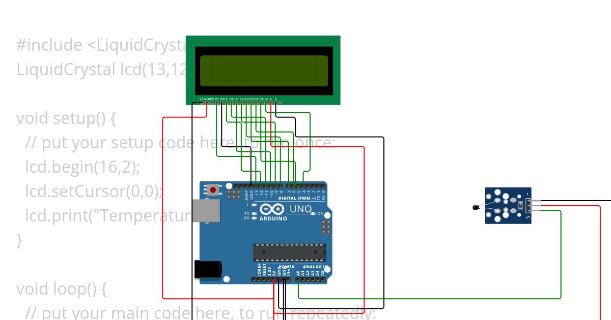 temperature sensor simulation