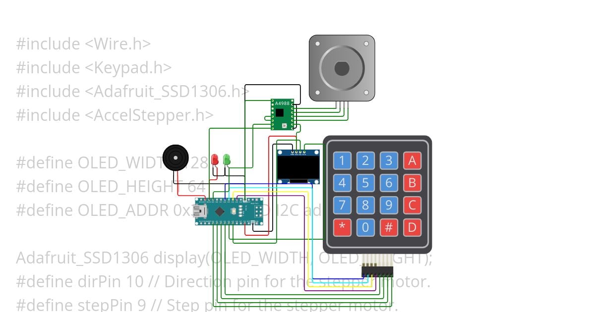 Stepper Control simulation