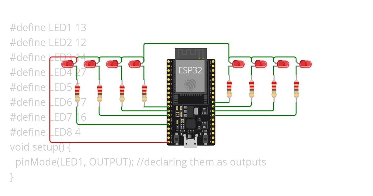 LED_8 simulation