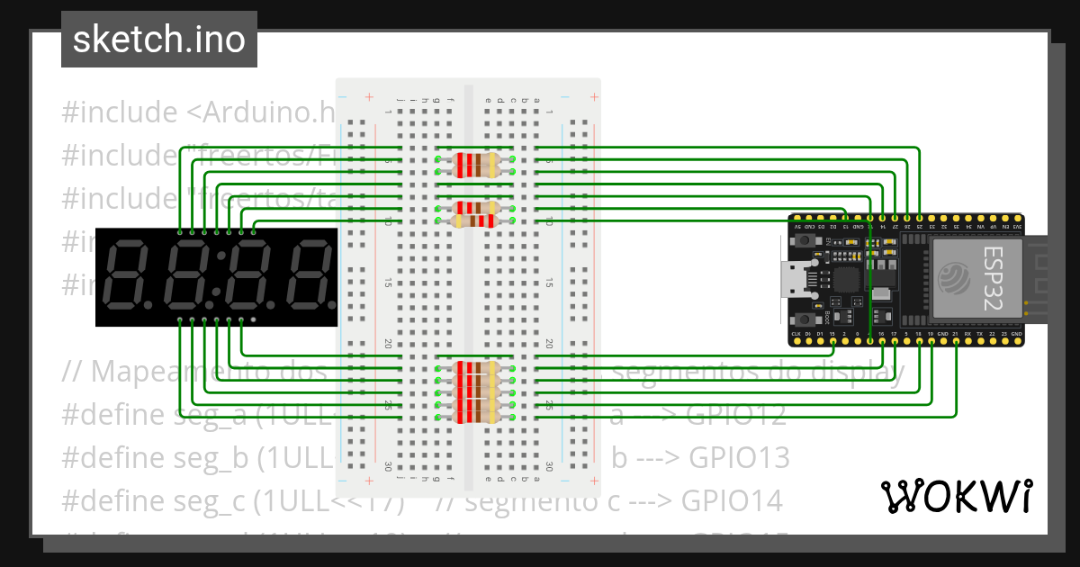 Wokwi - Online ESP32, STM32, Arduino Simulator