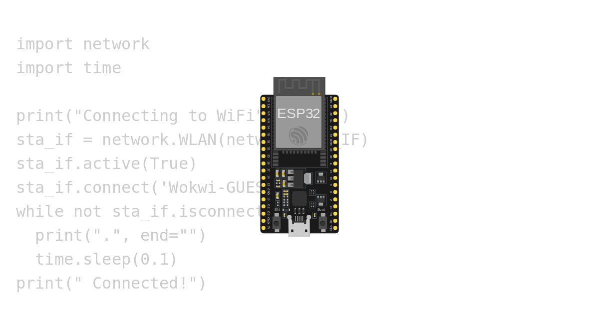 Connect WiFi simulation