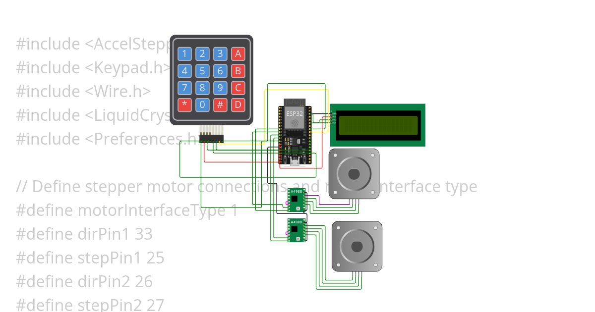 wire cutter with keypad simulation