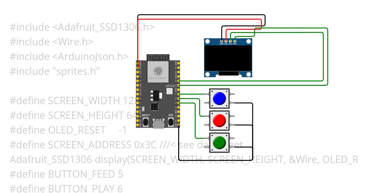 tamagotchi esp32 simulation