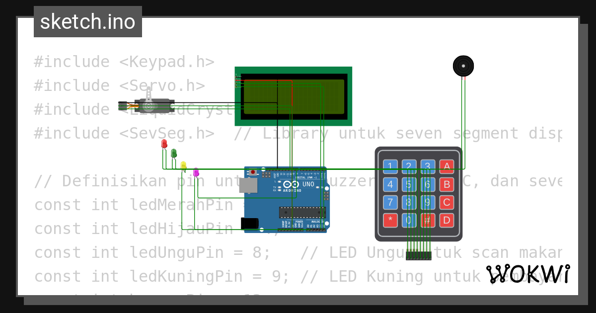 Projekan antrian scan barcode pembelanjaan fadzkal wokwi esp32 stm32