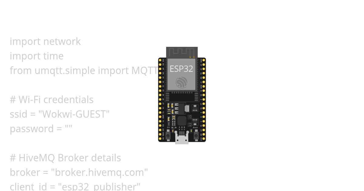 hive mq esp32 mqtt publish simulation