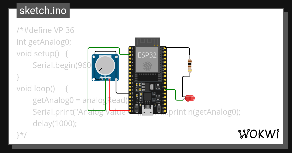 LAB4 - Wokwi ESP32, STM32, Arduino Simulator
