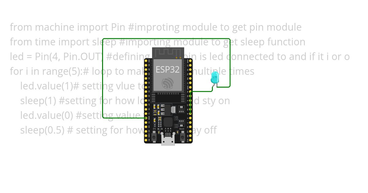 LED_Blinking.py simulation