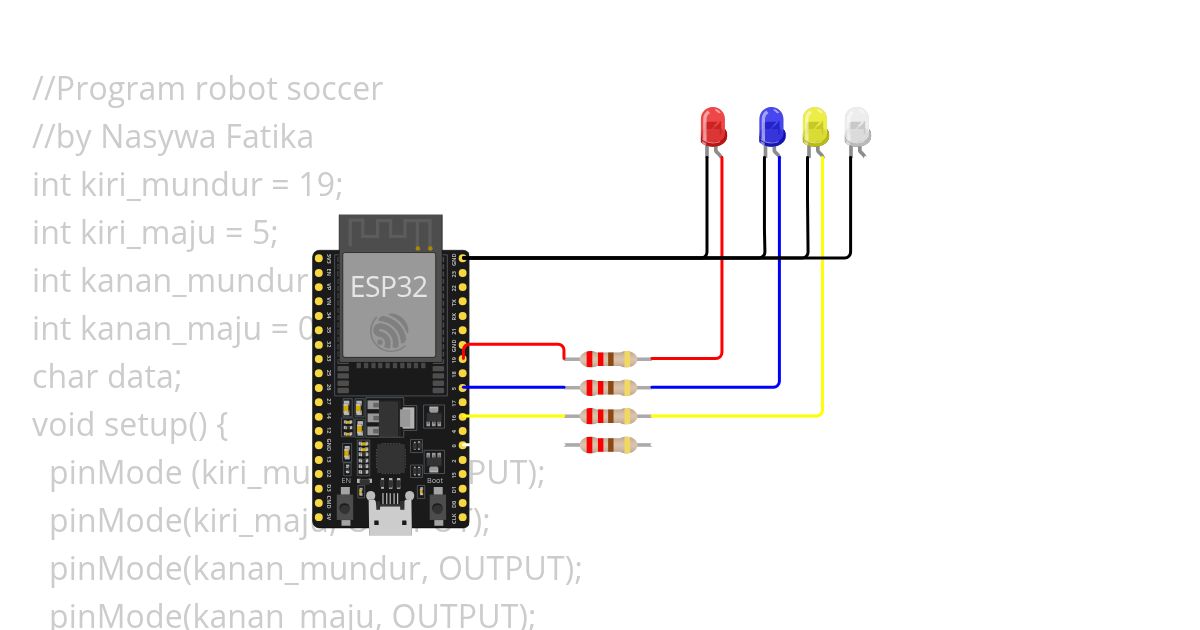 Robotic soccer simulation