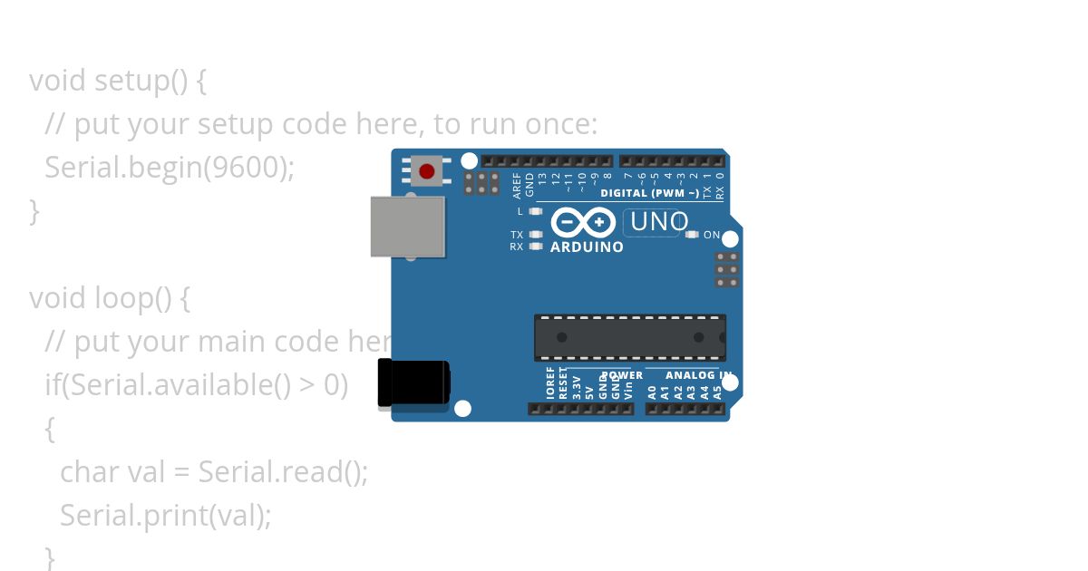 Serial Monitor simulation