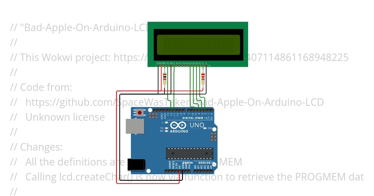 Bad-Apple-On-Arduino-LCD simulation