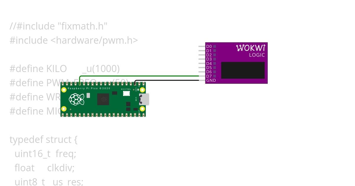 pico-servo simulation