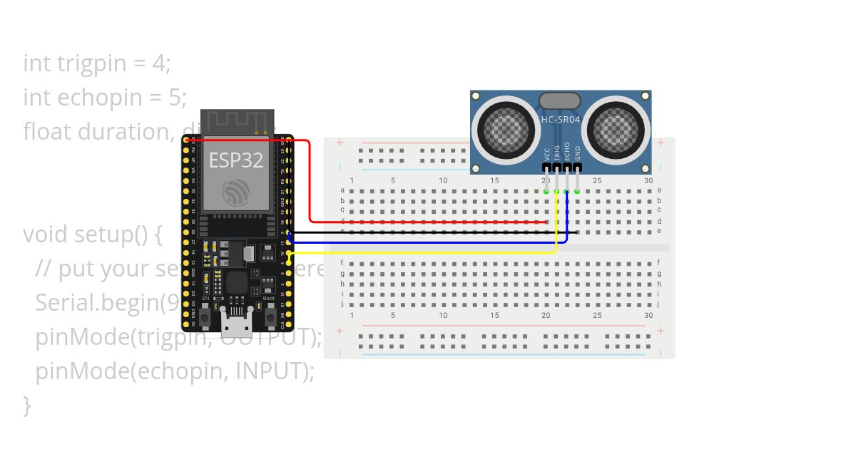 Sensor Ultra Sonic simulation