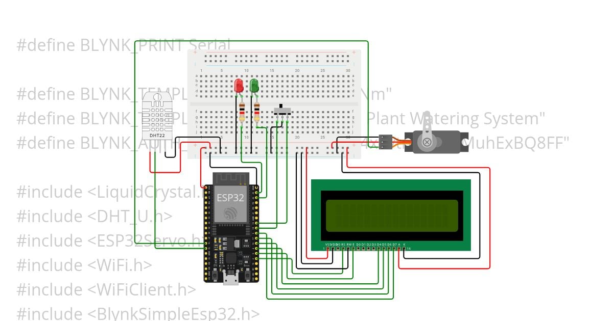 Automatic Plant Watering System - Ben Copy simulation