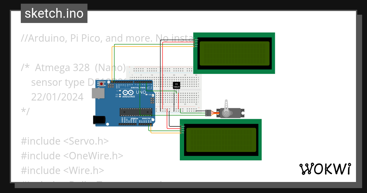 Wokwi - Online ESP32, STM32, Arduino Simulator