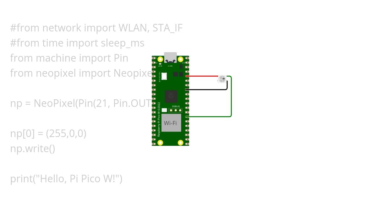 picoW-WiFi simulation