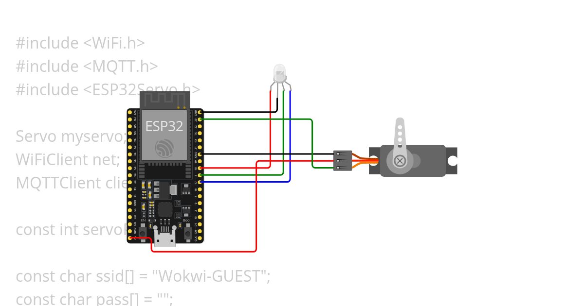 MQTT + LED simulation