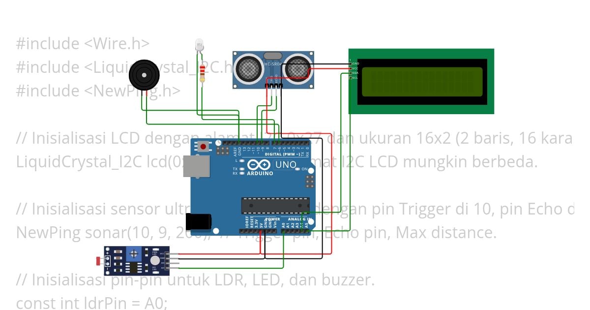 Fadiarwati Anggraeni Lampu Bel Sederhana. simulation