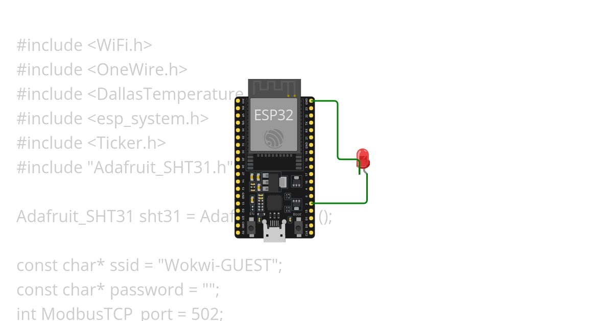 modbus TUINHUIS BAD simulation