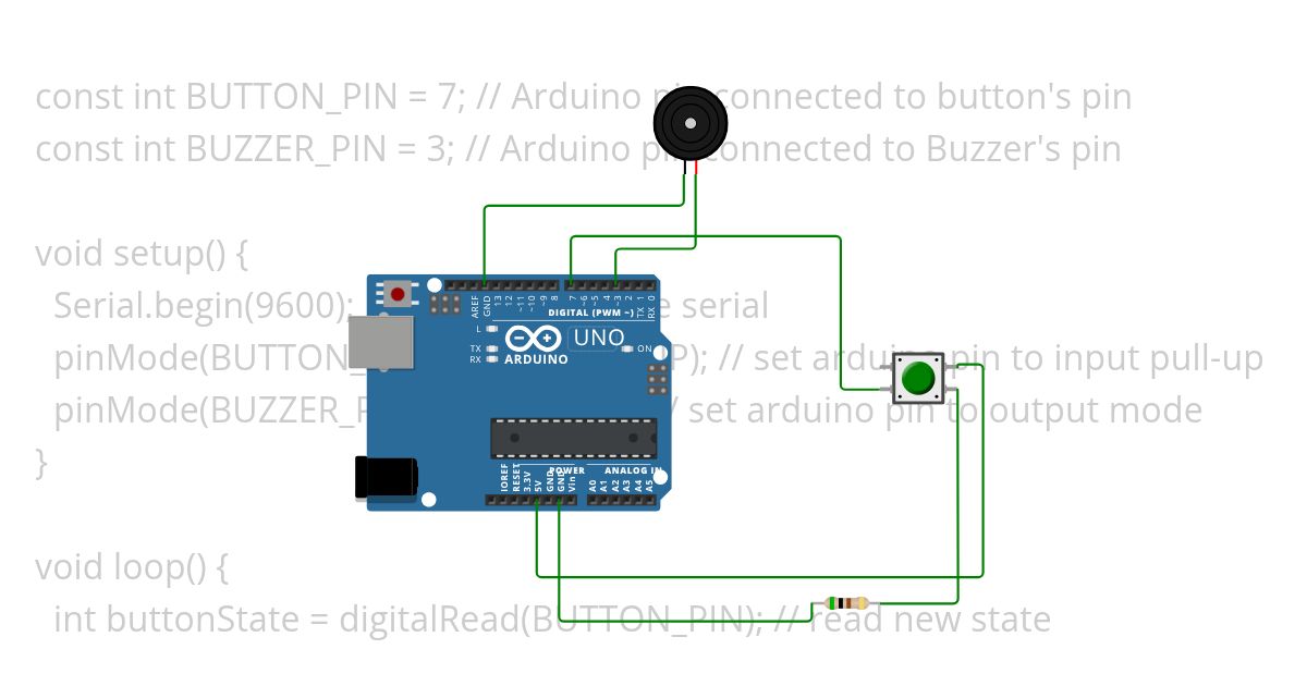 T 03 - Task 02 Interfacing Buzzer, pushbutton with Arduino UNO Copy simulation