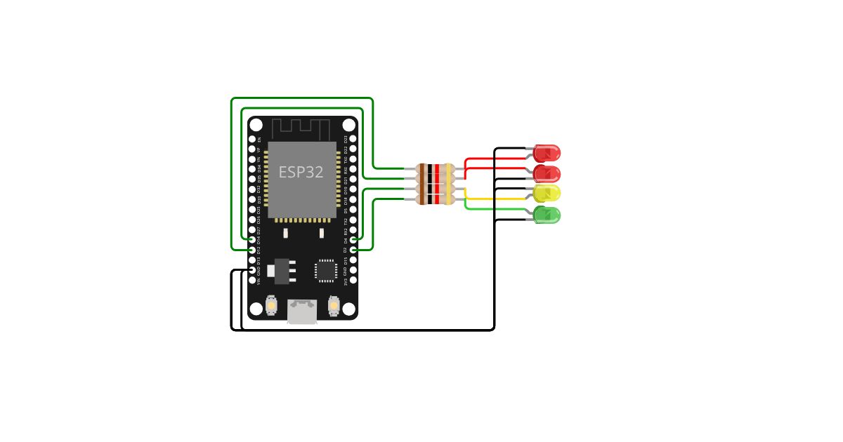 ESP-traffic light simulation