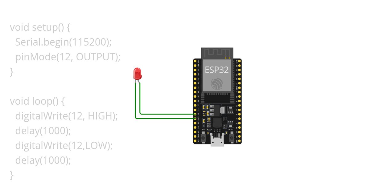 BLYNK LED simulation