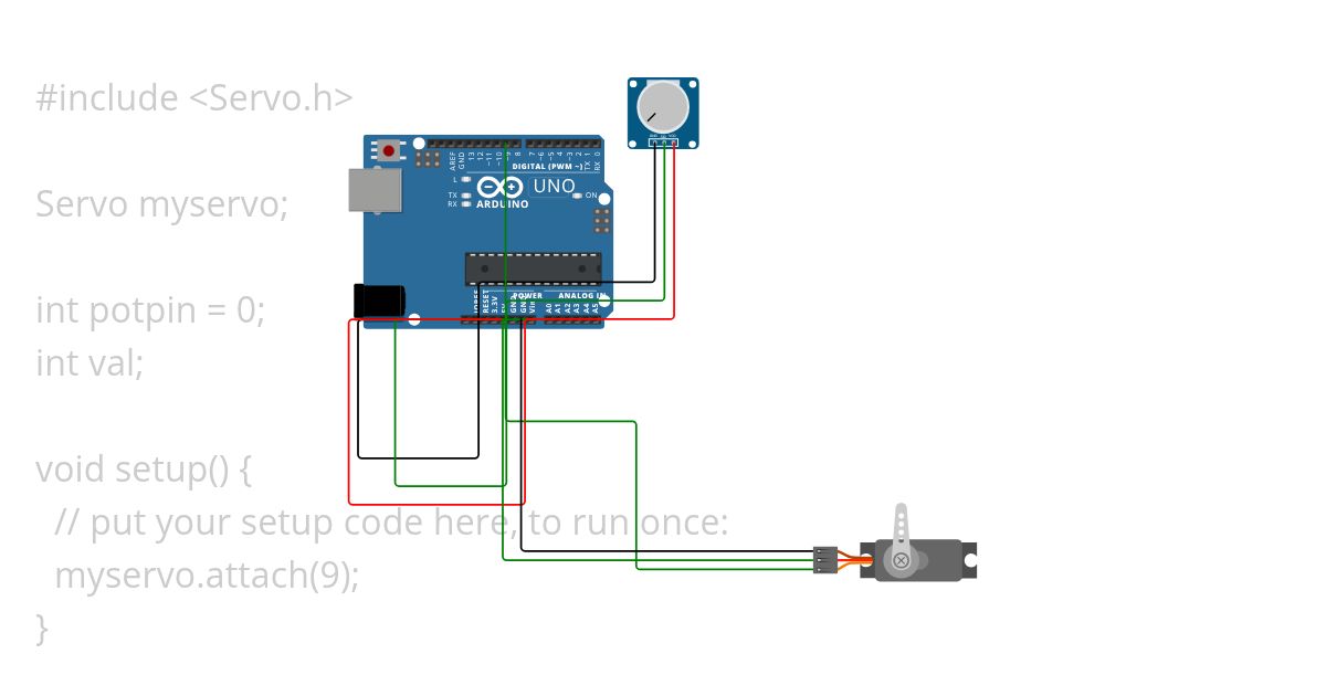 Servo Motor simulation