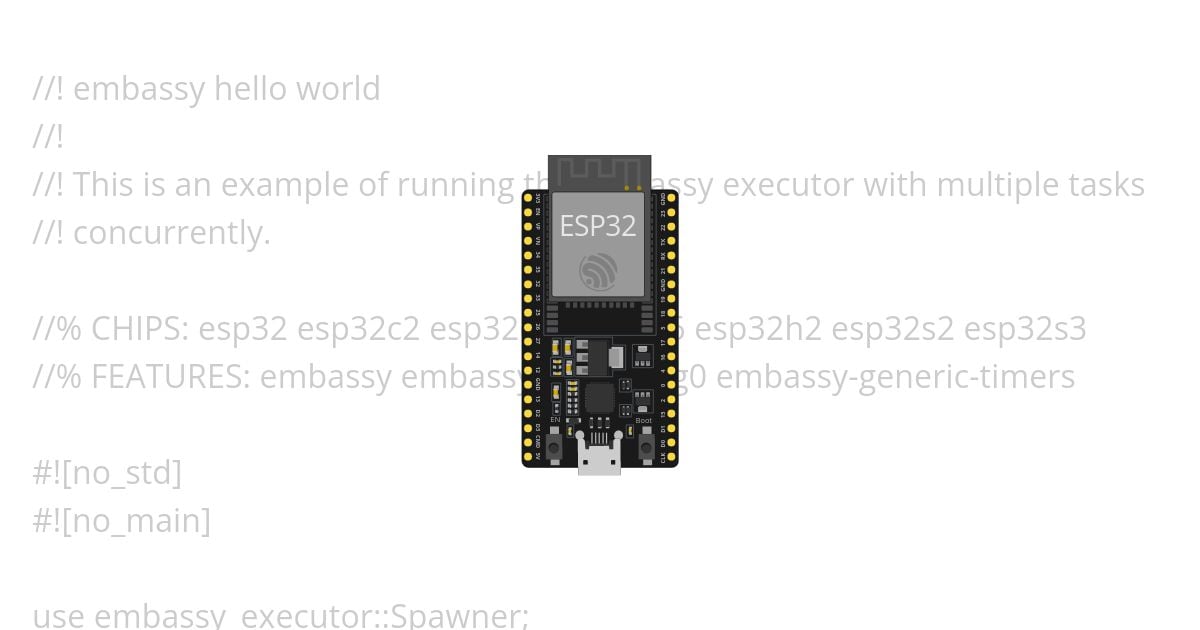 embassy-esp32 simulation