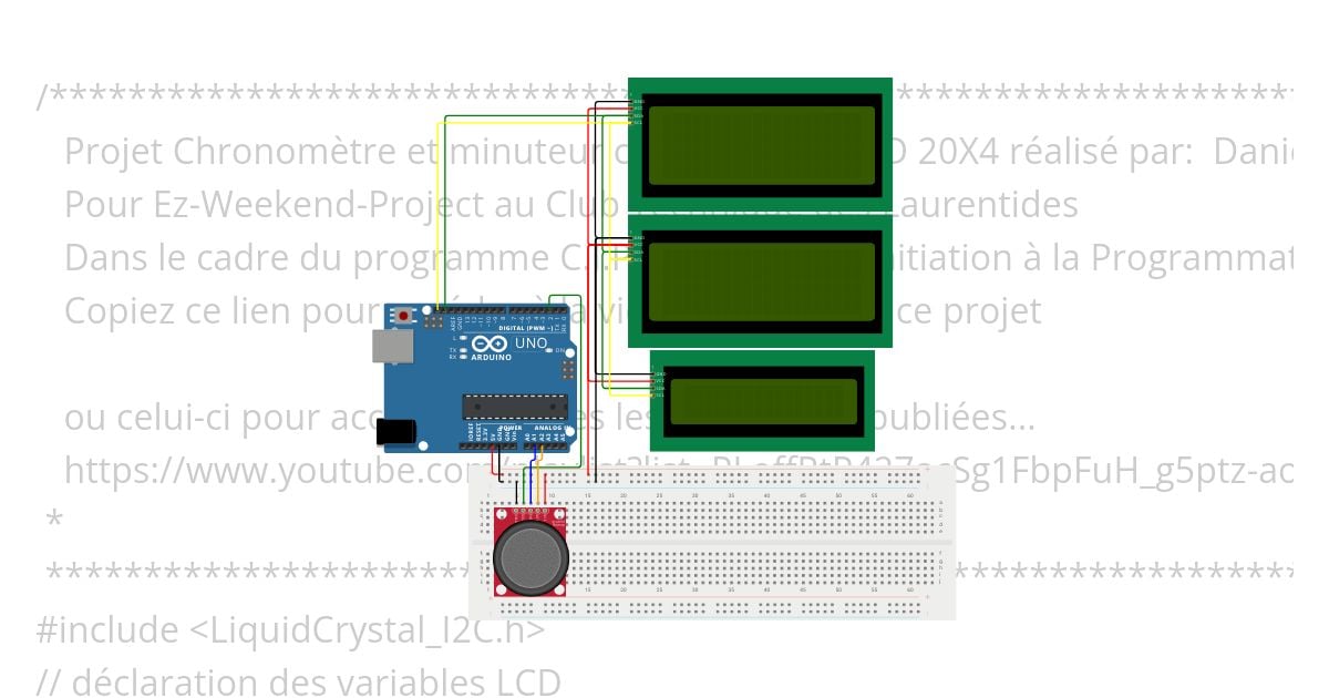 Leçon 47  lcdPrintCenter(), lcdPrintRight(), lcdPrintLeft() simulation