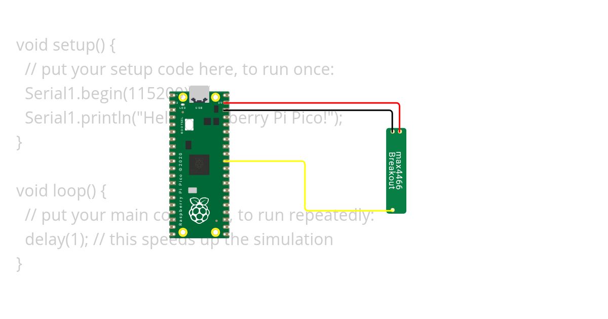 max4466 with Pi simulation