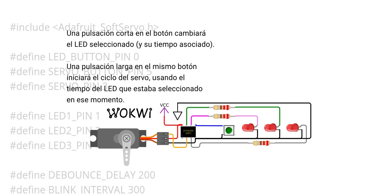 DT 1 pulsador y 3 leds funcional simulation