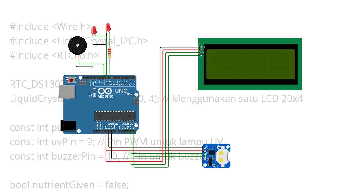 simulasi projek hidroponik simulation