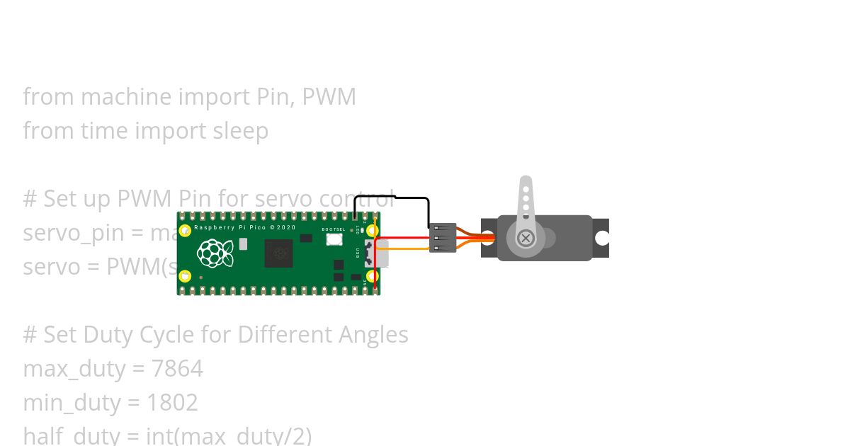 Controlling the Servo Motor with PWM simulation