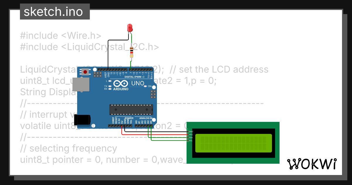 wave generator - Wokwi ESP32, STM32, Arduino Simulator