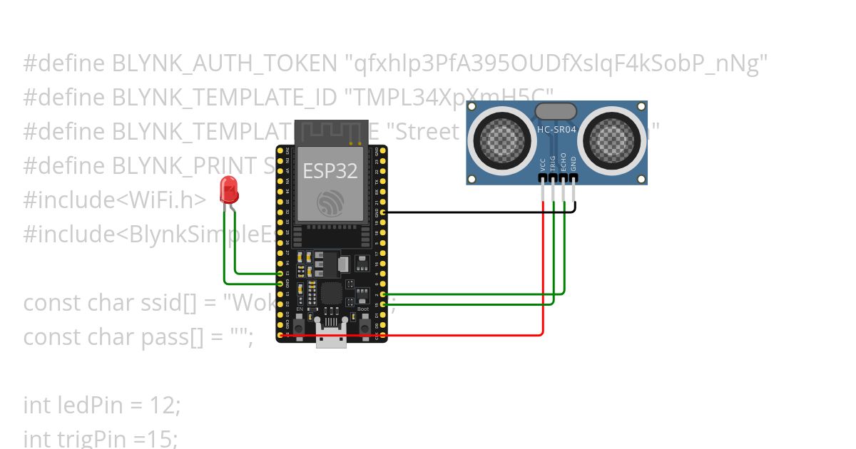 126-IOT Blynk ultrasonic simulation